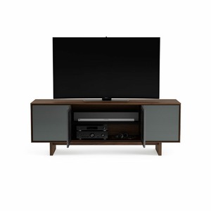 Тумба для ТВ BDI Octave Toasted Walnut with Grey Doors 8379
