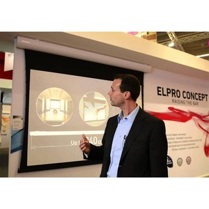Экран для дома, настенно потолочный с электроприводом Projecta Elpro Concept 139x240 см 104 Matte White 10103516