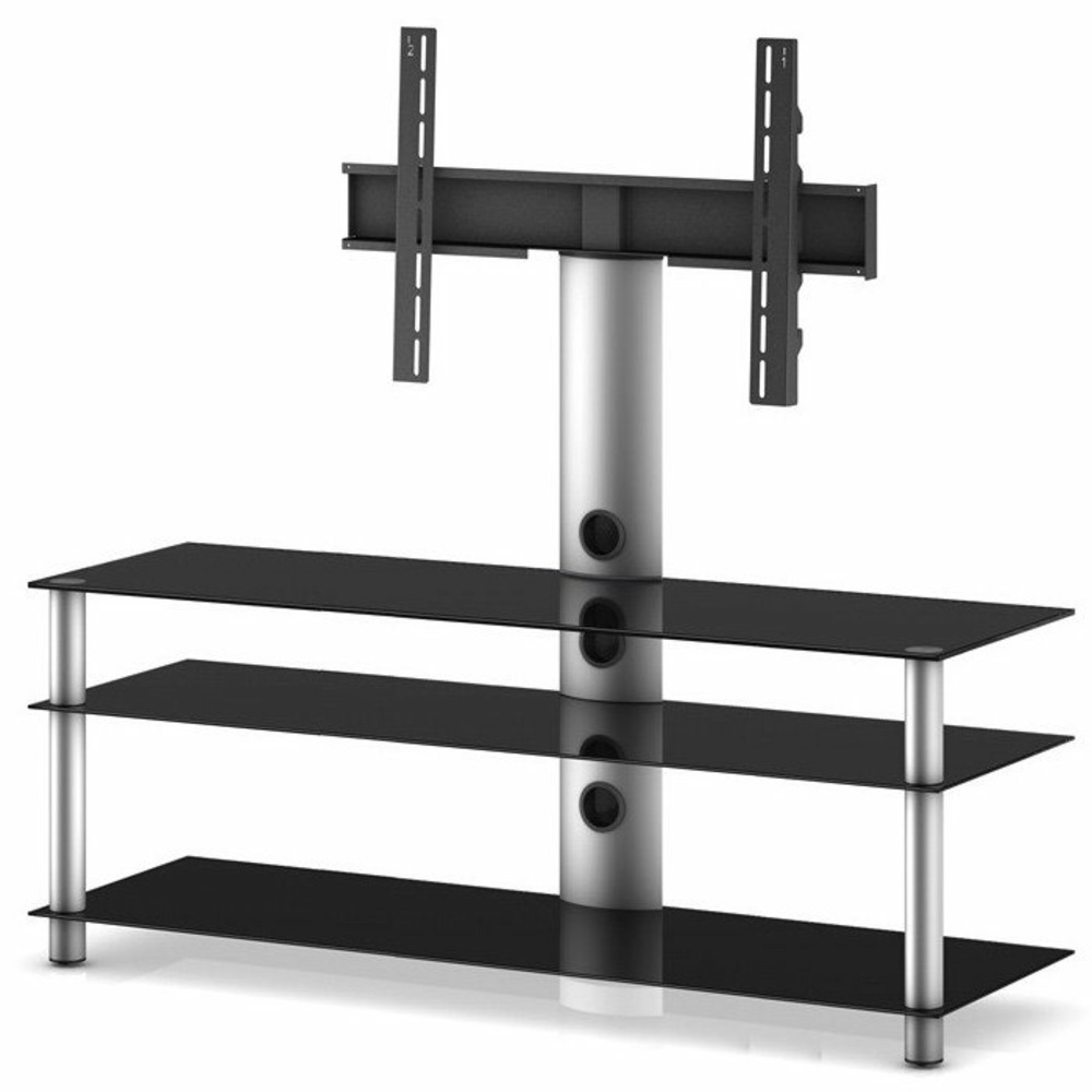 Тумба с ТВ стендом Sonorous NEO 1303 B SLV