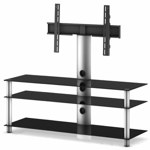 Тумба с ТВ стендом Sonorous NEO 1303 B SLV