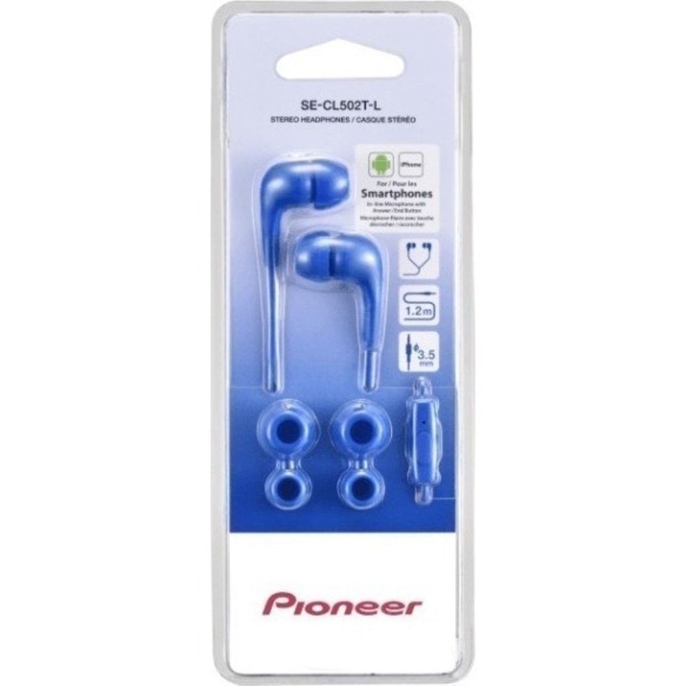 Наушники внутриканальные классические Pioneer SE-CL502T-L