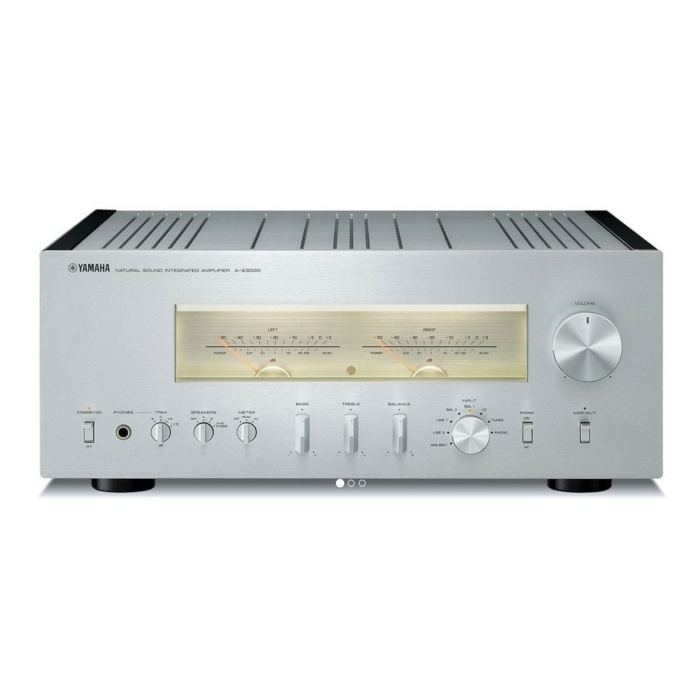 Интегральный усилитель Yamaha A-S3000 Silver/Piano Black