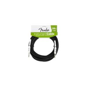 Гитарные кабели Fender FENDER 25 INST CBL BLK