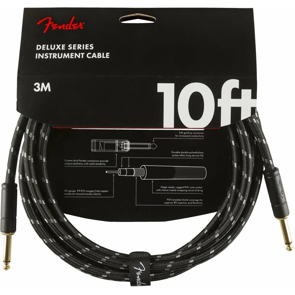 Гитарный кабель Fender DELUXE 10 INST CBL BTWD