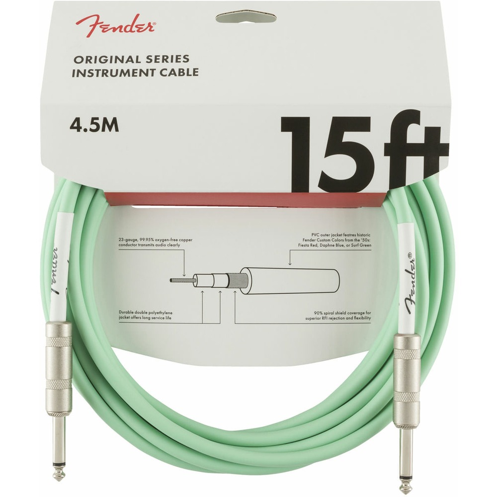 Гитарный кабель Fender 15 OR INST CABLE SFG