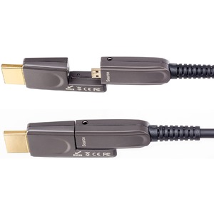 Кабель HDMI - HDMI оптоволоконные Inakustik 0092431010 Profi HDMI-Micro 2.0 Optical Fiber Cable 10.0m
