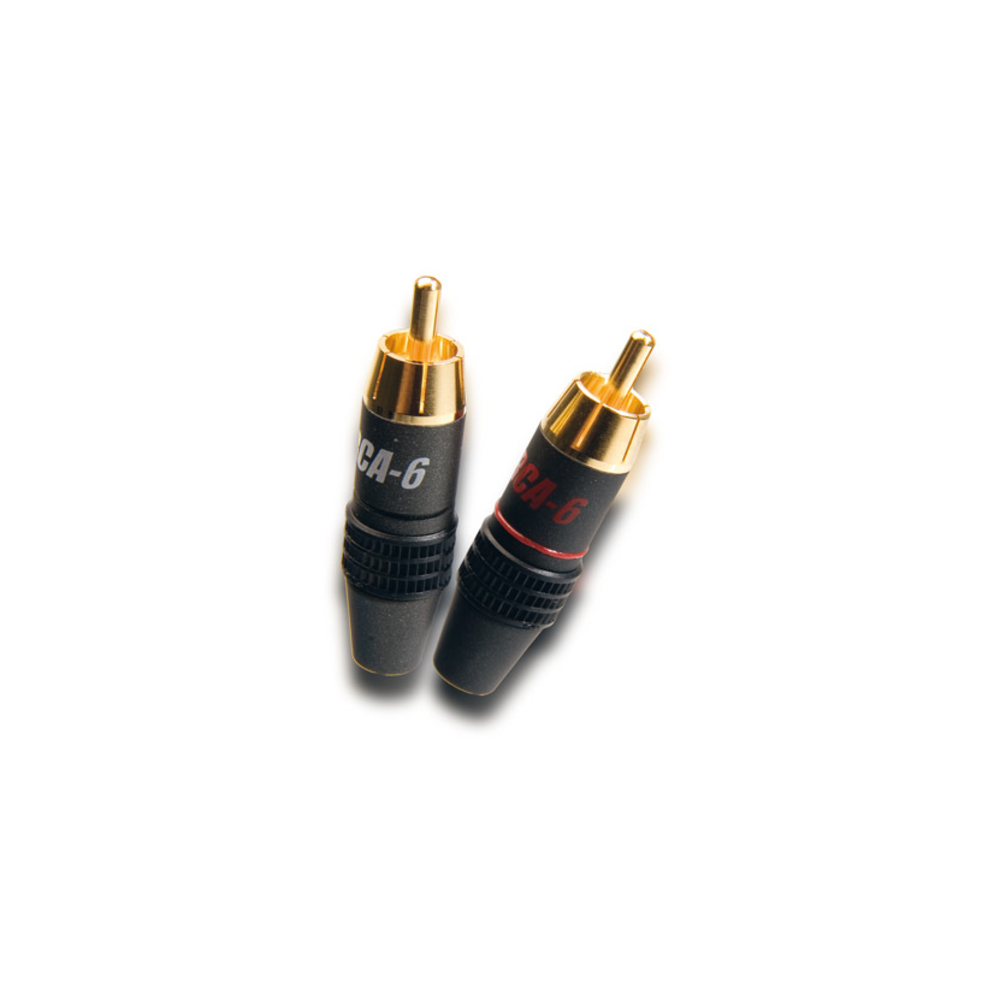 Разъем RCA (Папа) Supra RCA-6 RED BULK