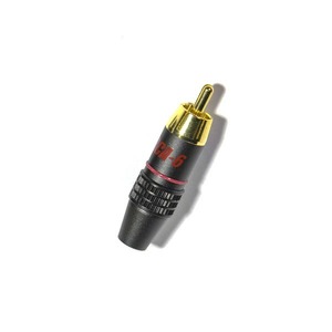 Разъем RCA (Папа) Supra RCA-6 RED BULK