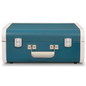 Проигрыватель винила Crosley PORTFOLIO PORTABLE CR6252A-TU Turquoise & White c Bluetooth