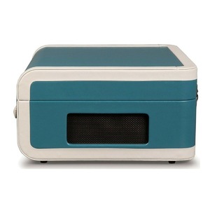 Проигрыватель винила Crosley PORTFOLIO PORTABLE CR6252A-TU Turquoise & White c Bluetooth