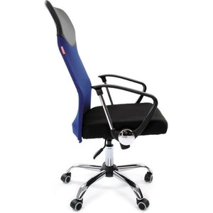 Кресло игровое Chairman 610 CMet black/blue