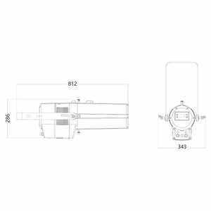 Прожектор профильный Silver Star SS857XALT ECLIPSE 750 COLOR IP
