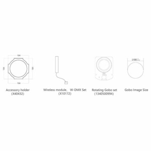 Прожектор профильный Silver Star SS857XALT ECLIPSE 750 COLOR IP