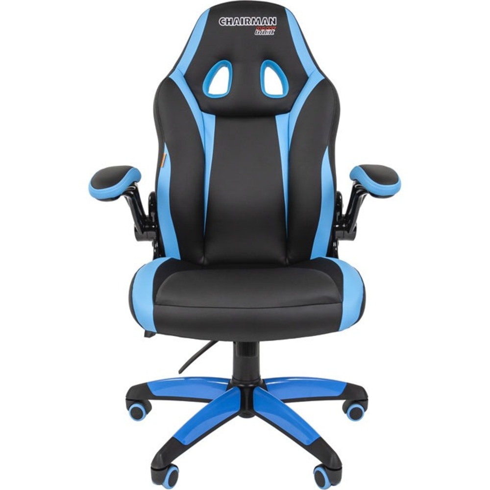 Кресло игровое Chairman game 15 black/blue