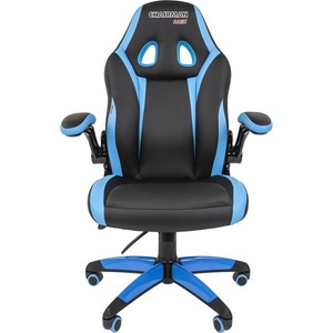 Кресло игровое Chairman game 15 black/blue