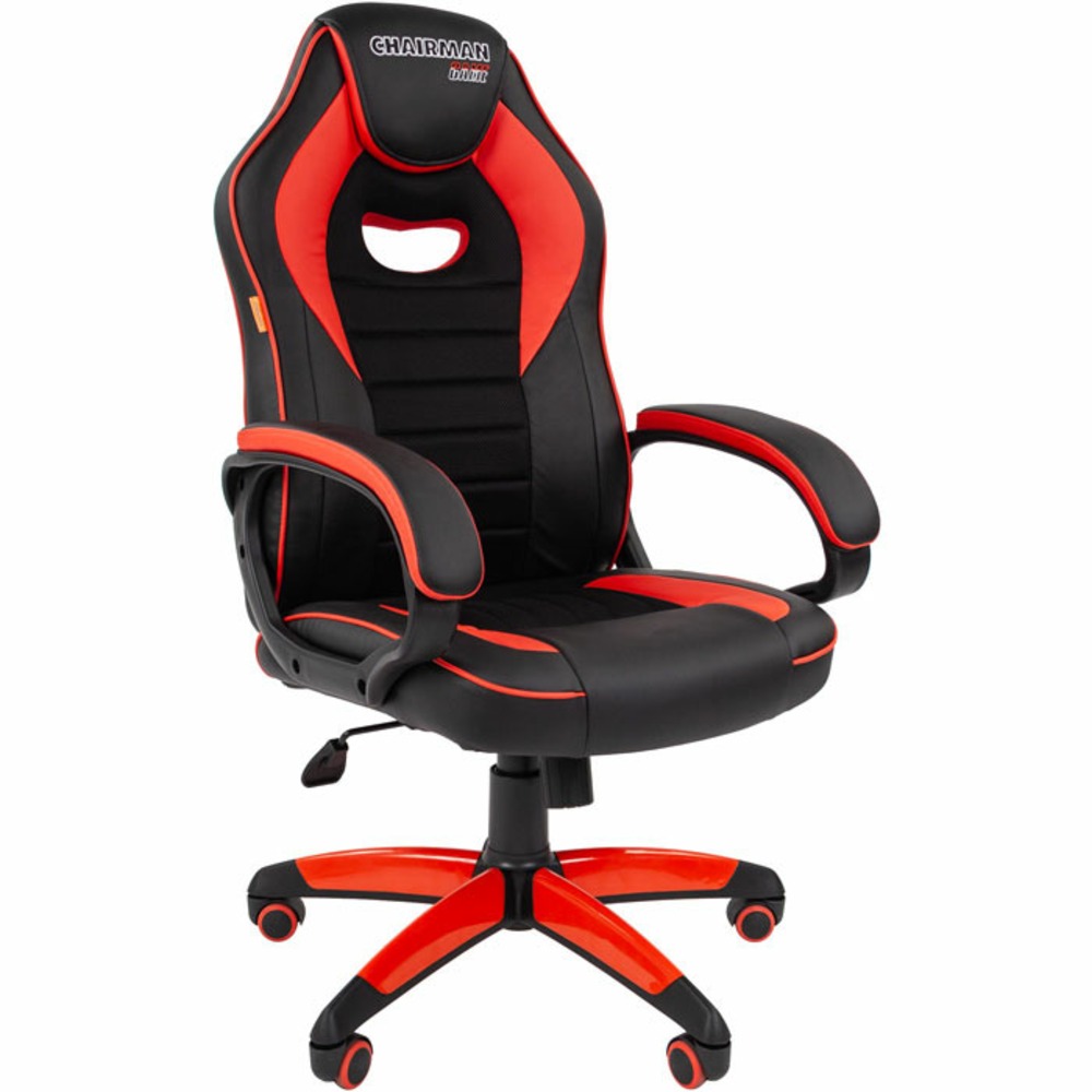 Кресло игровое Chairman game 16 black/red