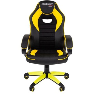 Кресло игровое Chairman game 16 black/yellow