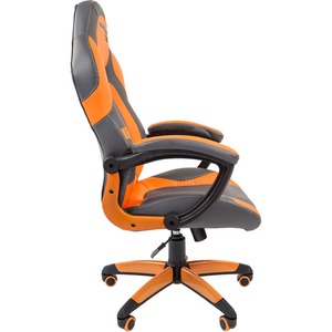 Кресло игровое Chairman game 20 grey/orange