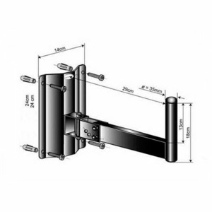 Крепление настенное для концертной акустики Roxtone WSS001 Black