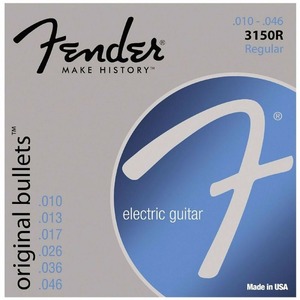 Струны для электрогитары Fender STRINGS NEW ORIGINAL BULLET 3150R PURE NKL BLT END 10-46
