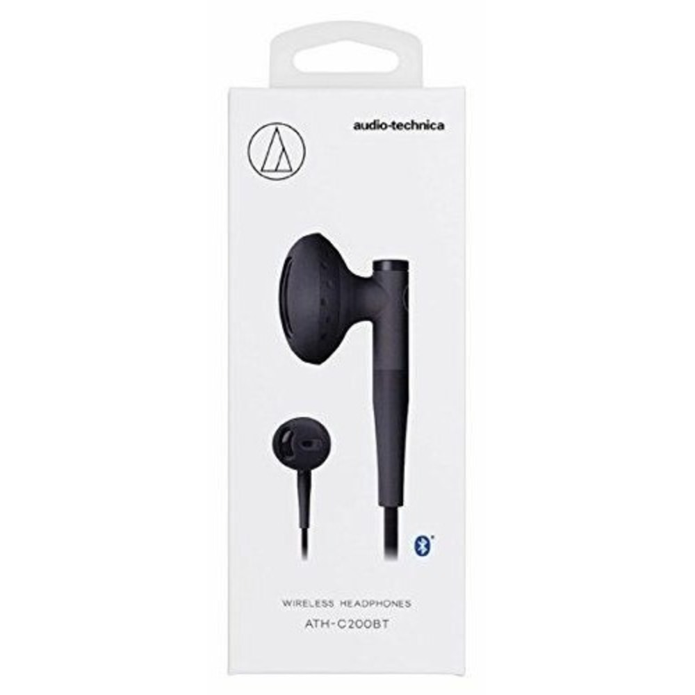 Наушники вставные беспроводные Audio-Technica ATH-C200BT BK