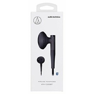Наушники вставные беспроводные Audio-Technica ATH-C200BT BK