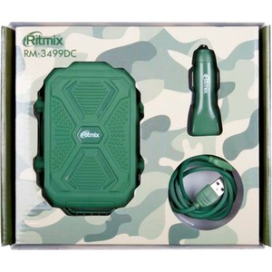 Сетевое зарядное устройство универсальное Ritmix RM-3499DC green