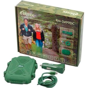 Сетевое зарядное устройство универсальное Ritmix RM-3499DC green