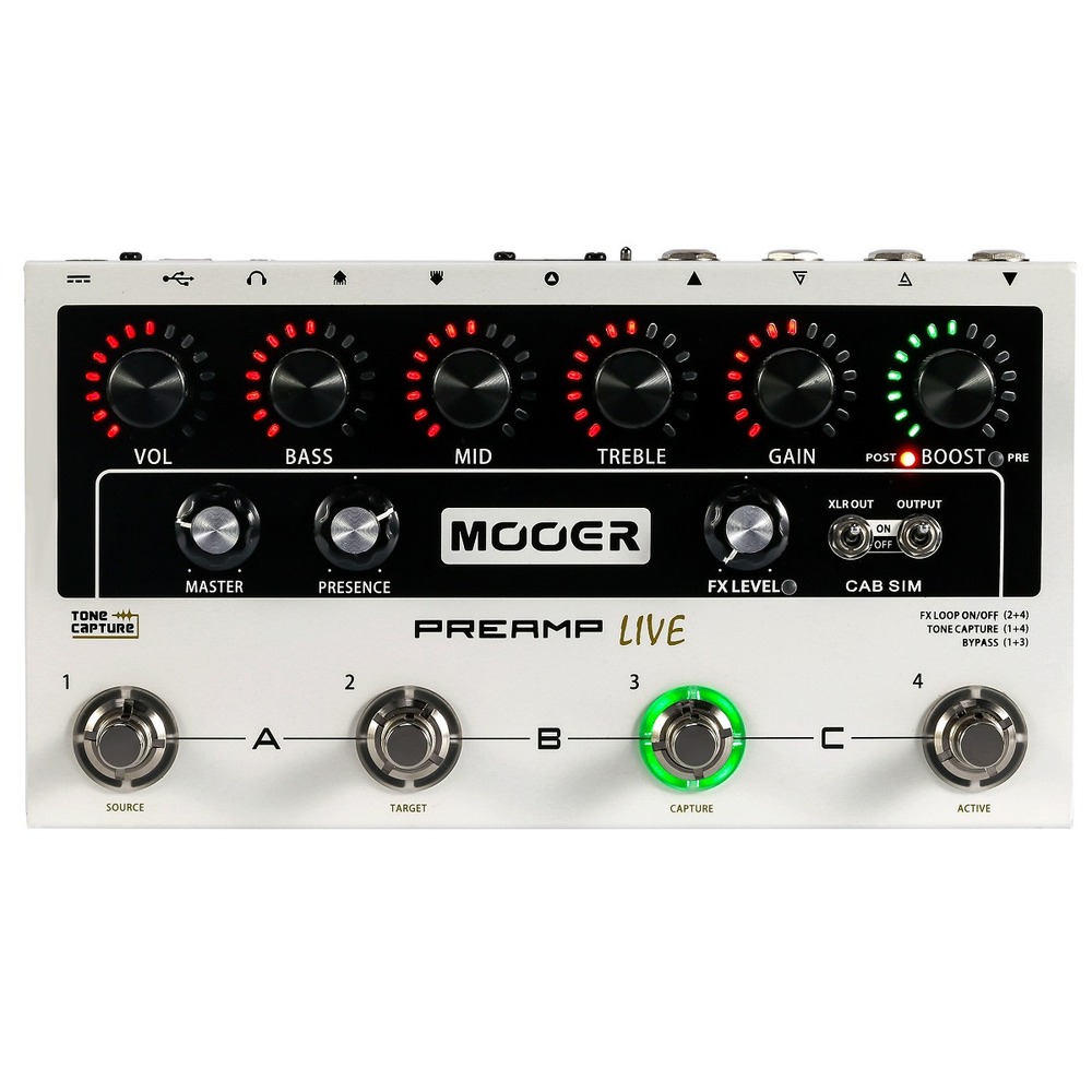 Гитарный процессор MOOER PreAMP Live