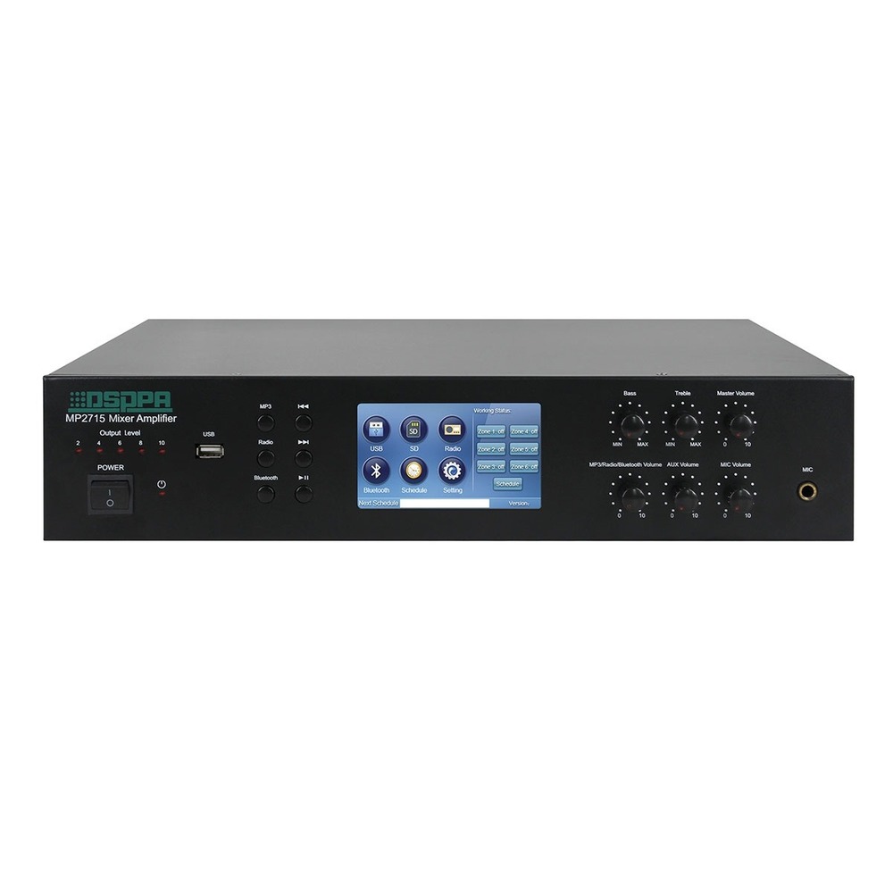 Микшер-усилитель комбинированный DSPPA MP-2715