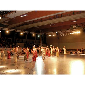 Прожектор PAR LED Eurolite PAR-64 Spot Long with cable PAR SAFE bk