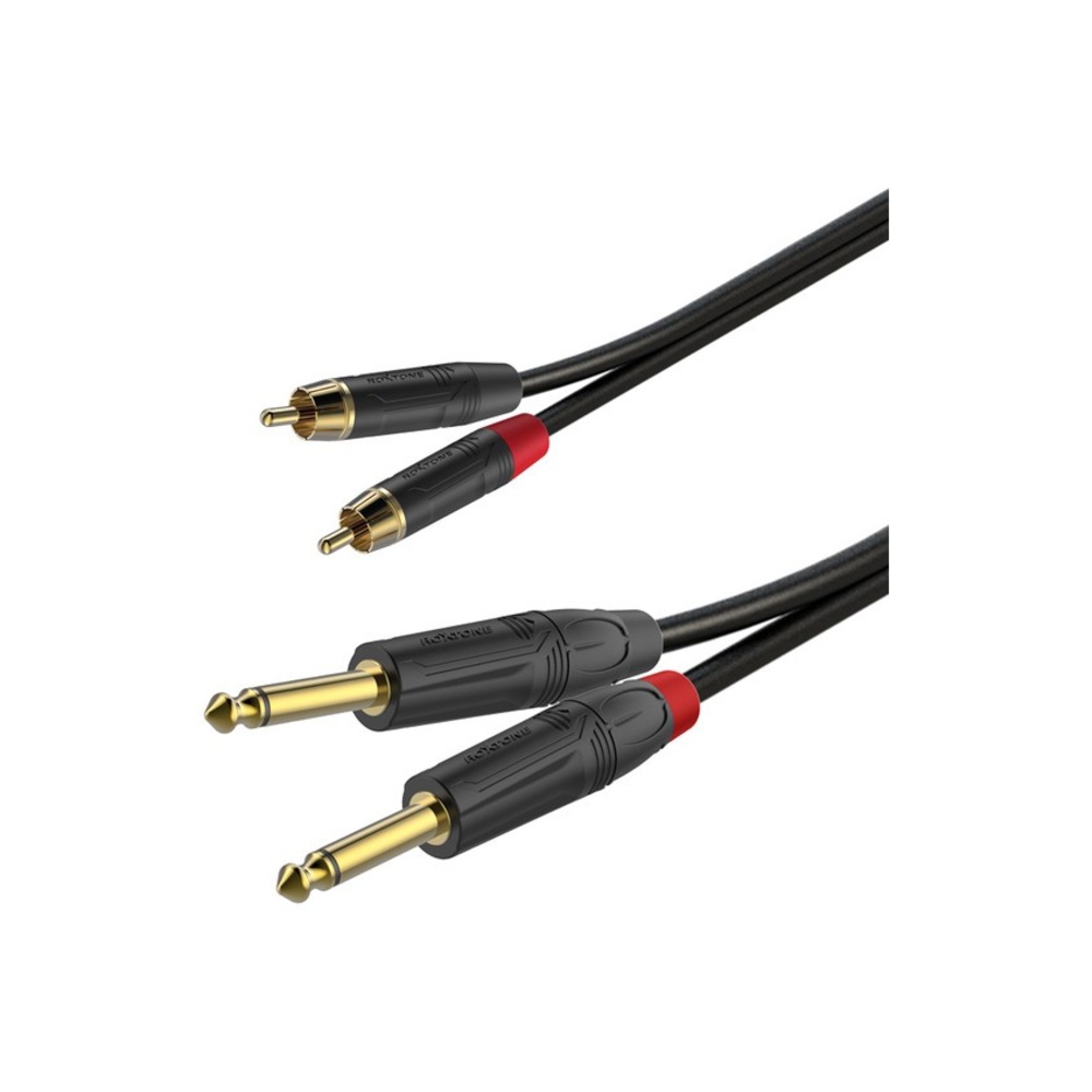 Кабель аудио 2xJack - 2xRCA Roxtone GPTC200/3 3.0m