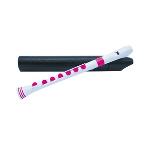 Блок флейта NUVO Recorder+ White Pink with hard case немецкая система