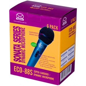 Вокальный микрофон (динамический) SUPERLUX ECO88S 6 pack