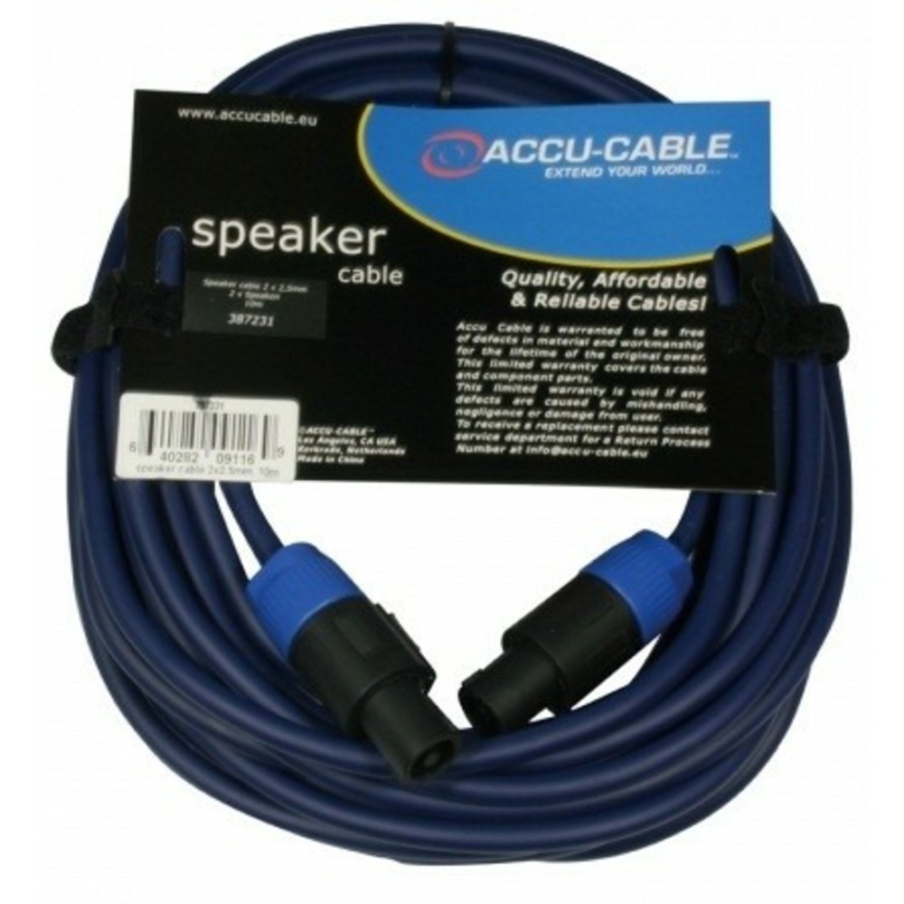 Акустический кабель speakON - speakON American DJ AC-SP2-2.5/10 10.0m