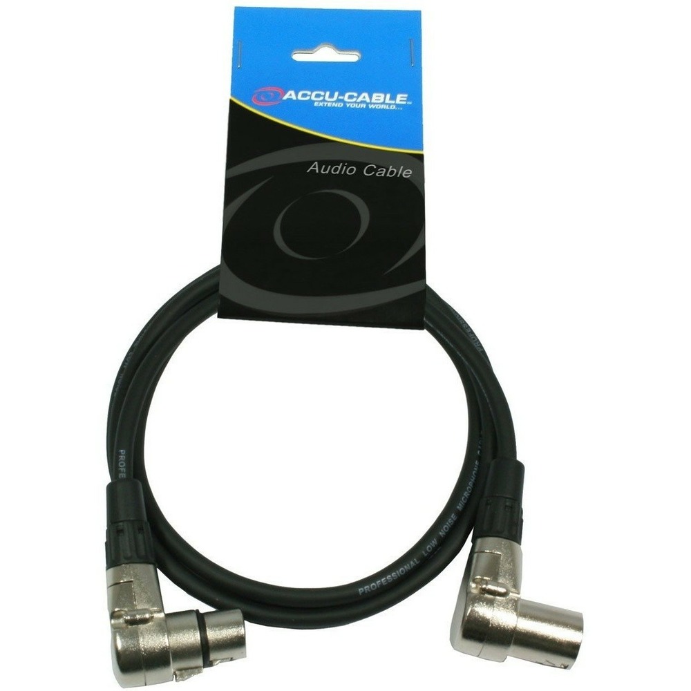 Кабель XLR угловой American DJ AC-XMXF/1.5-90