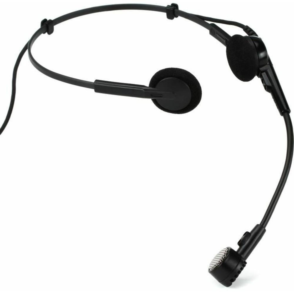 Микрофон с оголовьем черного цвета Audio-Technica ATM75CH