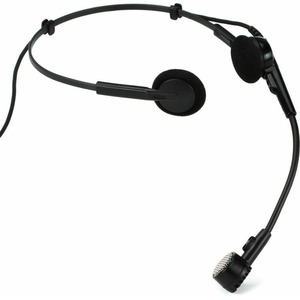 Микрофон с оголовьем черного цвета Audio-Technica ATM75CH