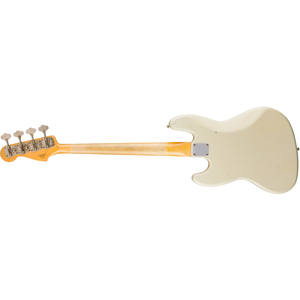 Бас-гитара Fender Custom Shop 1962 Journeyman Relic Jazz Bass Rosewood Fingerboard Aged Olympic White