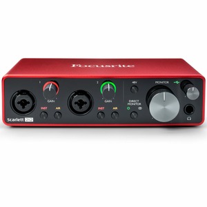 Внешняя звуковая карта с USB FOCUSRITE Scarlett 2i2 3rd Gen