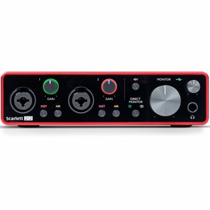 Внешняя звуковая карта с USB FOCUSRITE Scarlett 2i2 3rd Gen