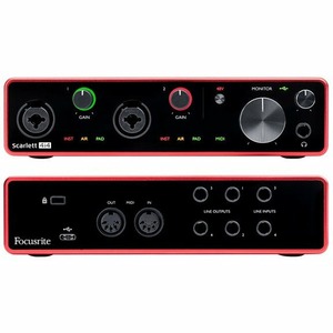 Внешняя звуковая карта с USB FOCUSRITE Scarlett 4i4 3rd Gen