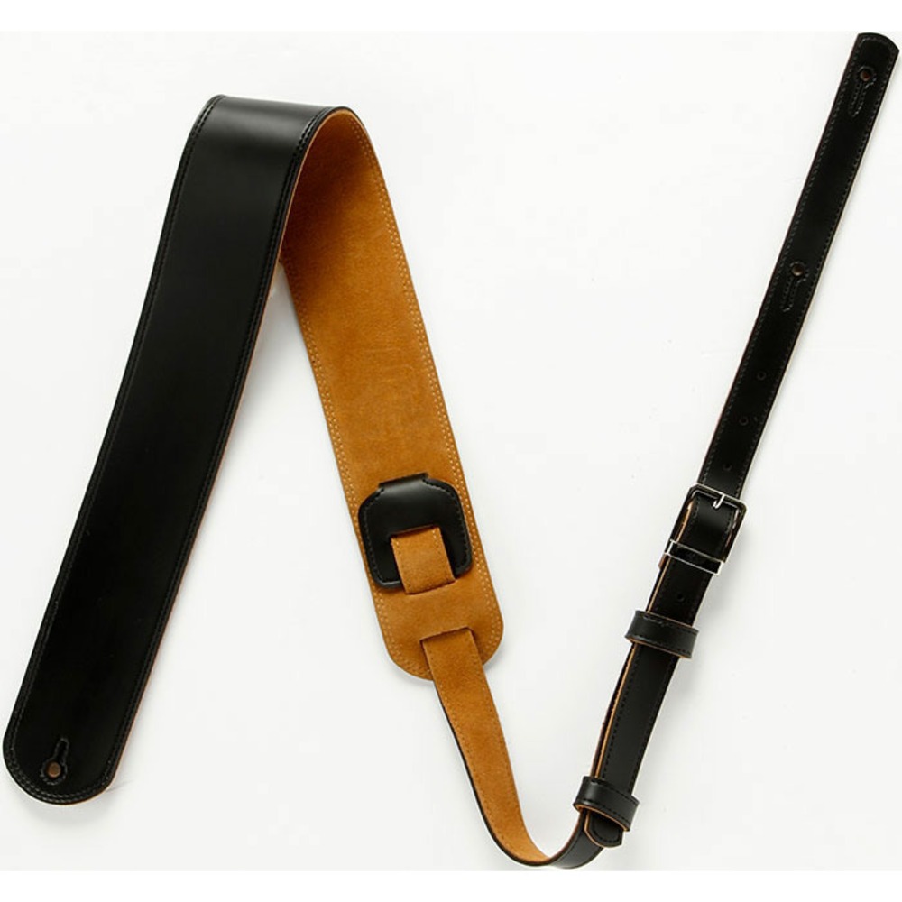Ремень для гитары IBANEZ GSLZ60-BK LEATHER GUITAR STRAP