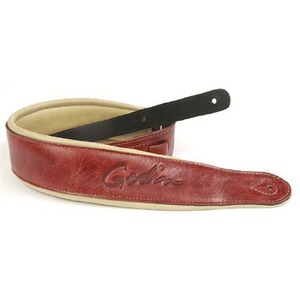 Ремень для гитары Godin 037391 Vintage Red/Tan Padded