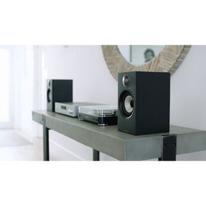 Полочная акустика B&W 607 black + Denon PMA520