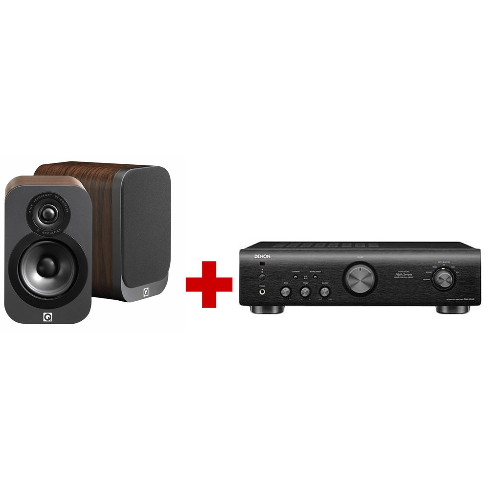 Комплект стерео системы Denon PMA-520AE Black + Q Acoustics Q3010
