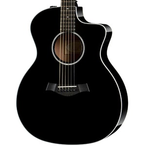 Электроакустическая гитара TAYLOR 214CE-BLK DLX