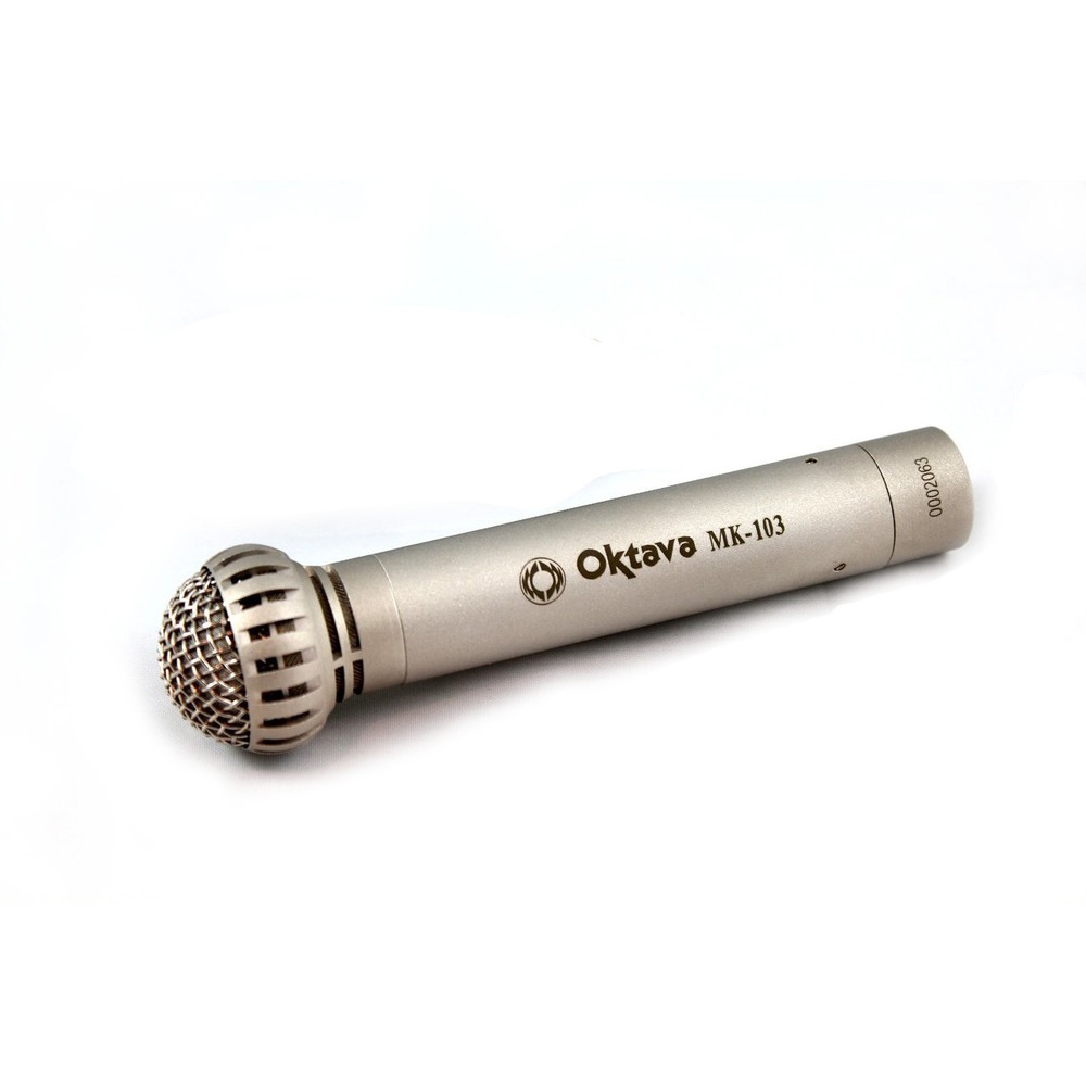 Микрофон студийный конденсаторный Октава МК-103 никель в картонной коробке