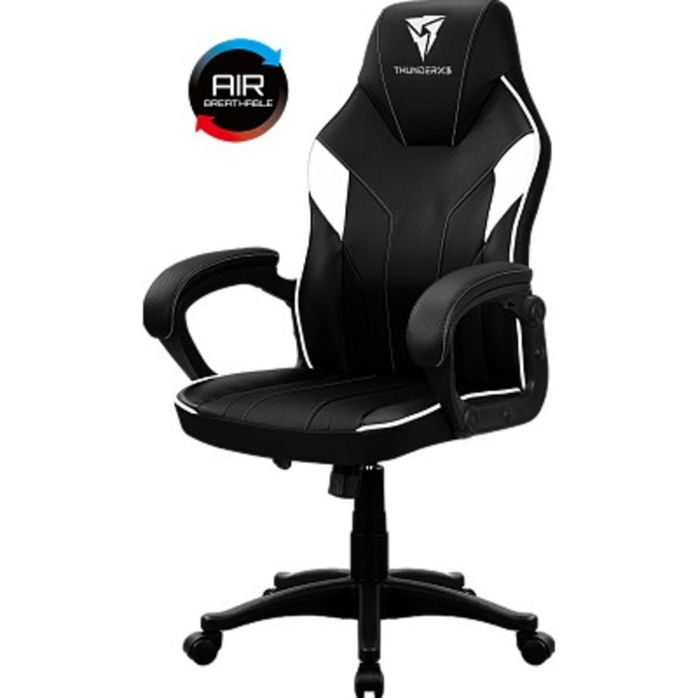 Кресло игровое ThunderX3 EC1 Black-White AIR