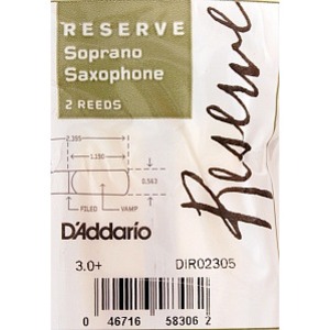 Трости для саксофона сопрано Rico DIR02305 Reserve